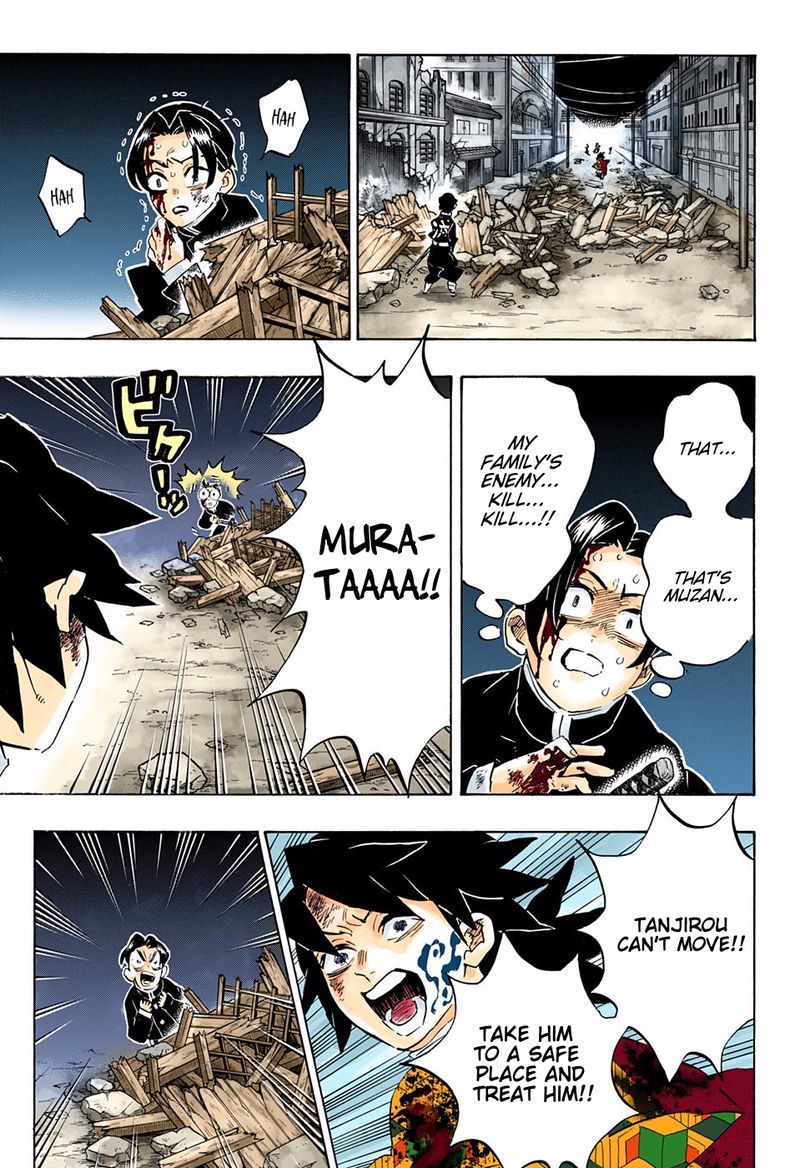 Demon Slayer: Kimetsu no Yaiba – manga in colored Chapter 185 - Page 17