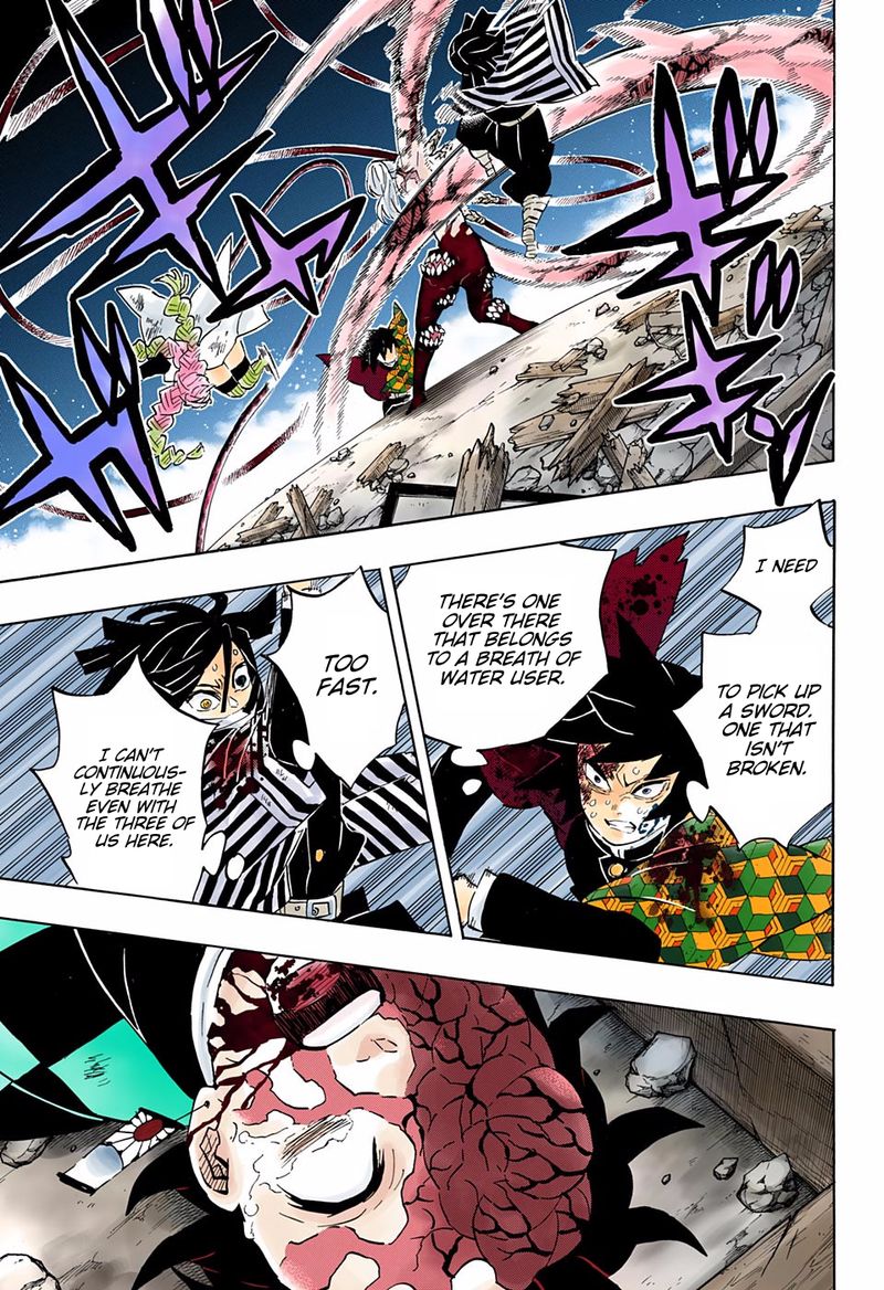 Demon Slayer: Kimetsu no Yaiba – manga in colored Chapter 185 - Page 9