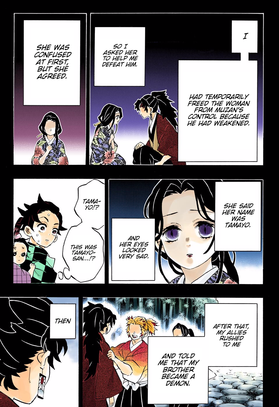 Demon Slayer: Kimetsu no Yaiba – manga in colored Chapter 187 - Page 10