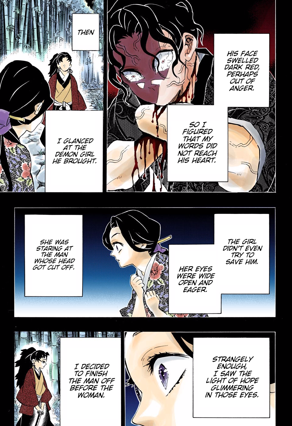 Demon Slayer: Kimetsu no Yaiba – manga in colored Chapter 187 - Page 6