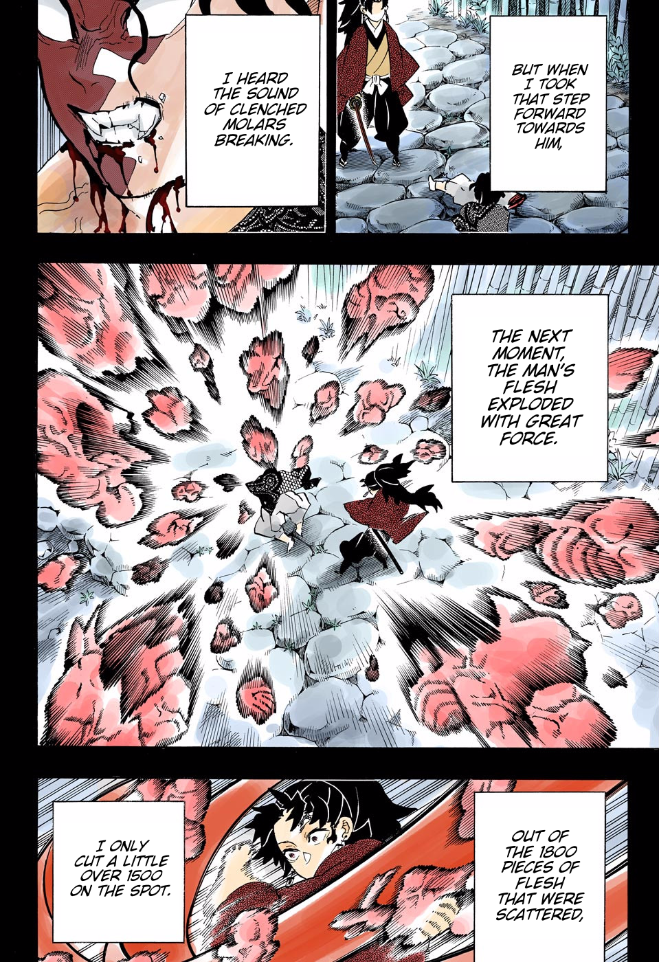 Demon Slayer: Kimetsu no Yaiba – manga in colored Chapter 187 - Page 7