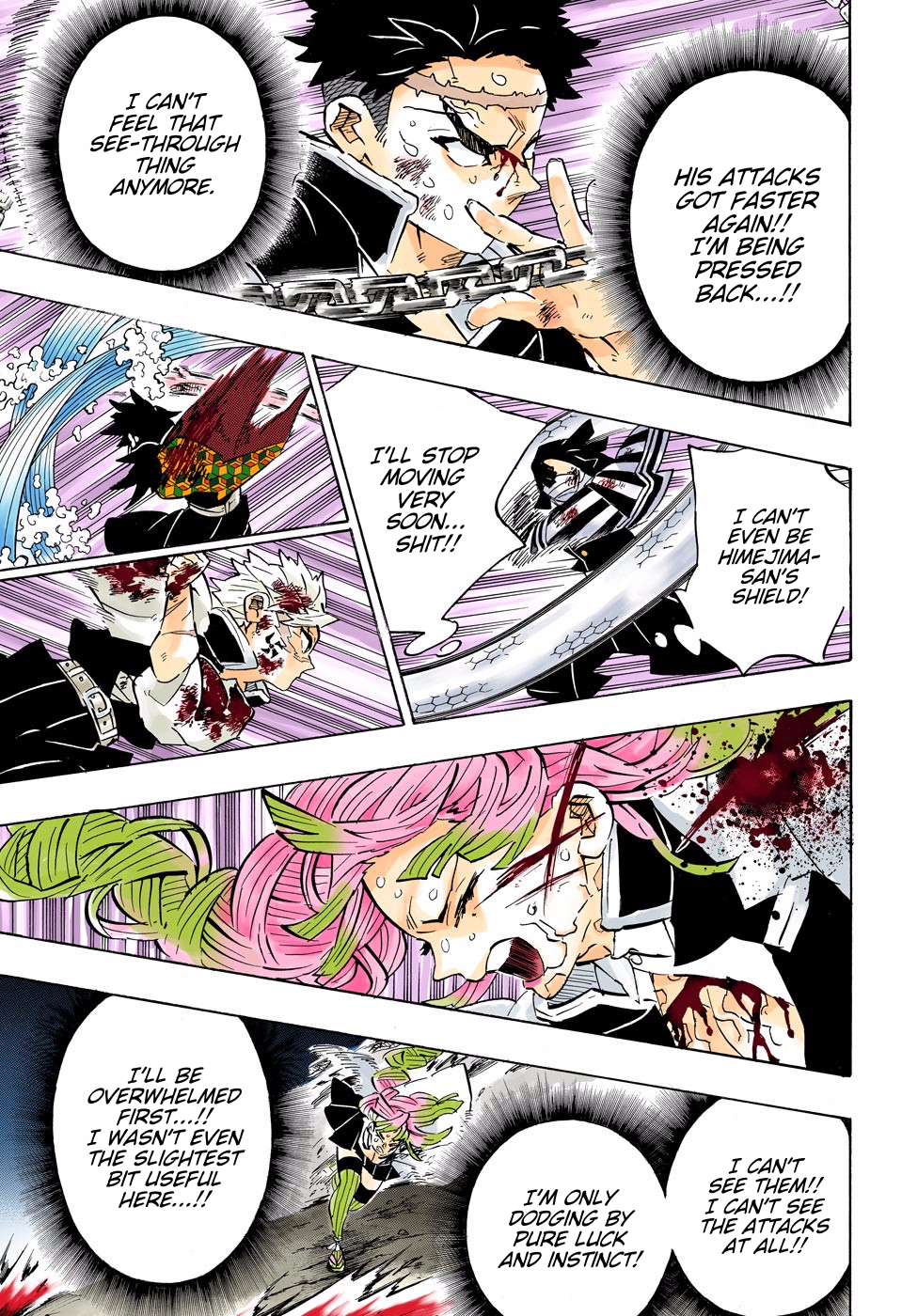 Demon Slayer: Kimetsu no Yaiba – manga in colored Chapter 188 - Page 3