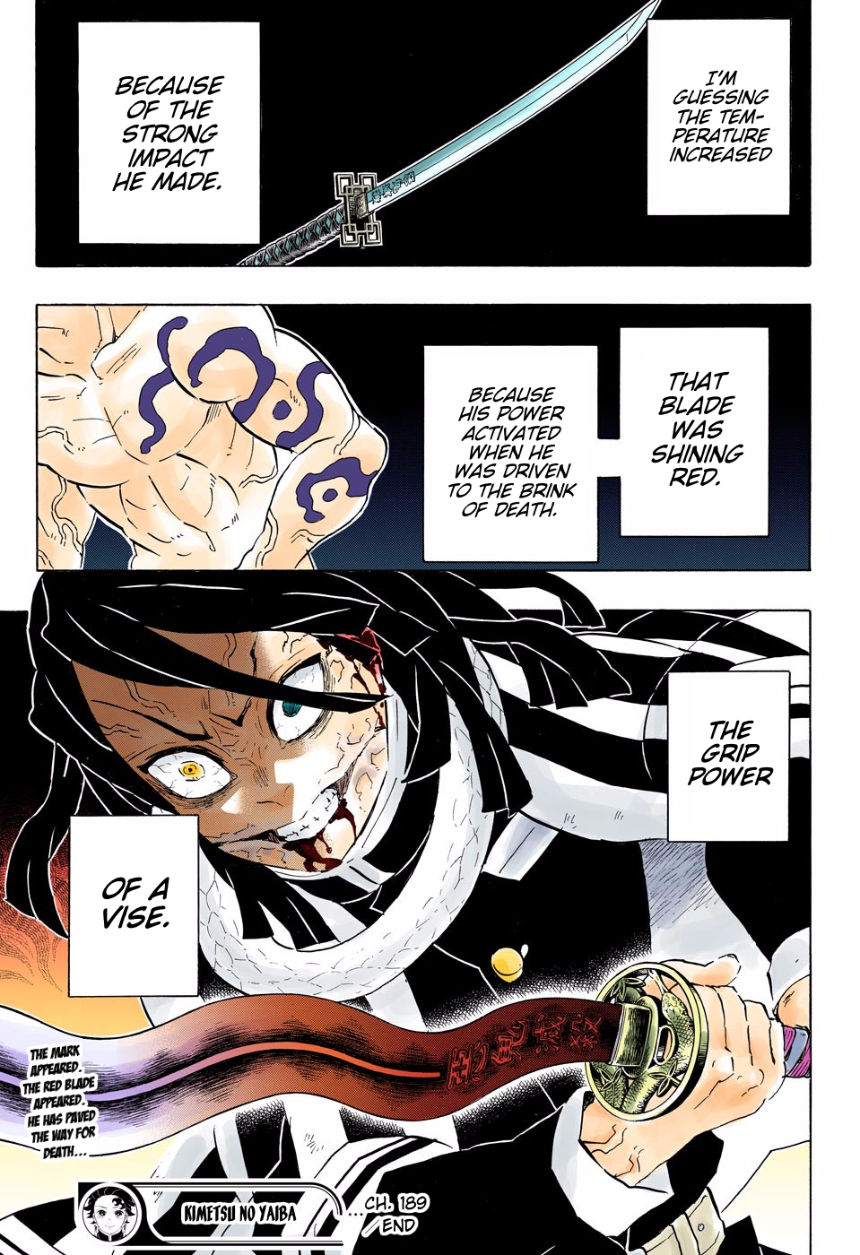 Demon Slayer: Kimetsu no Yaiba – manga in colored Chapter 189 - Page 19