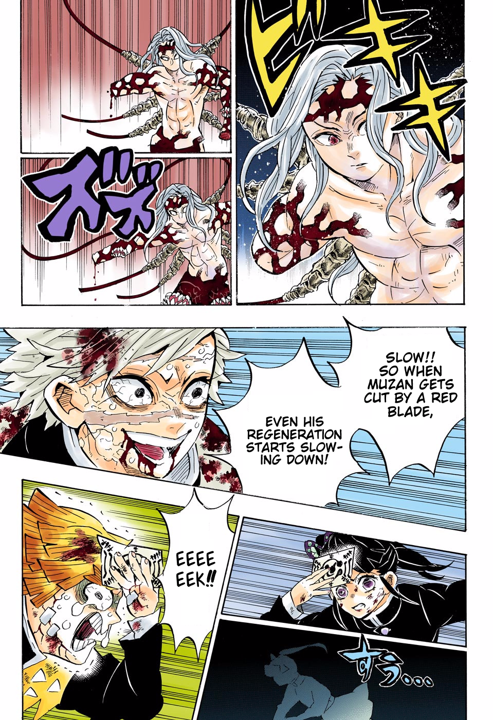 Demon Slayer: Kimetsu no Yaiba – manga in colored Chapter 190 - Page 13