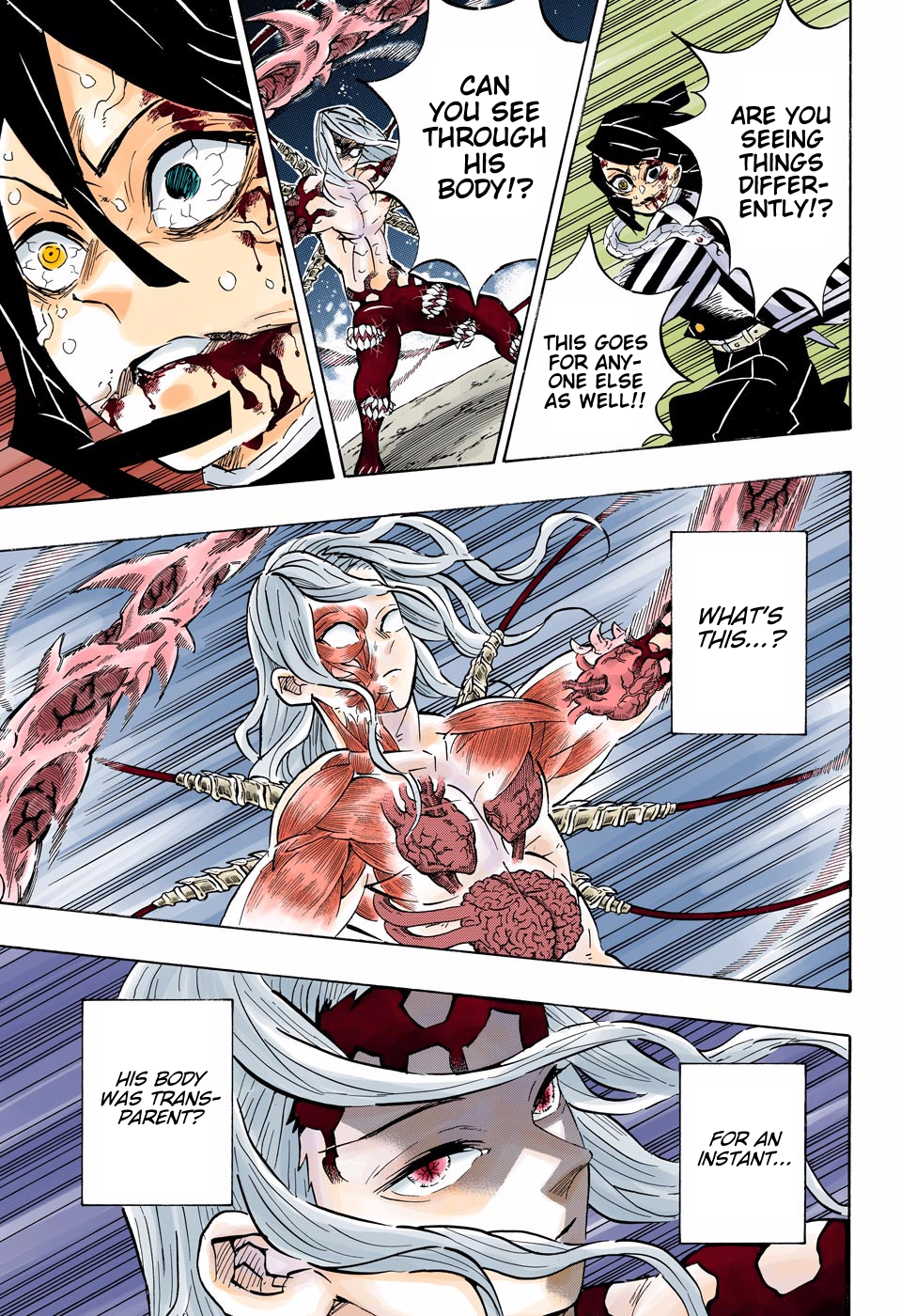 Demon Slayer: Kimetsu no Yaiba – manga in colored Chapter 191 - Page 12