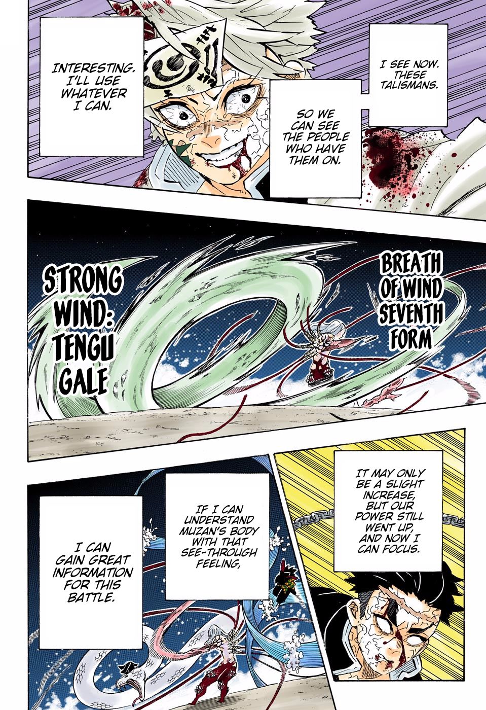 Demon Slayer: Kimetsu no Yaiba – manga in colored Chapter 191 - Page 9