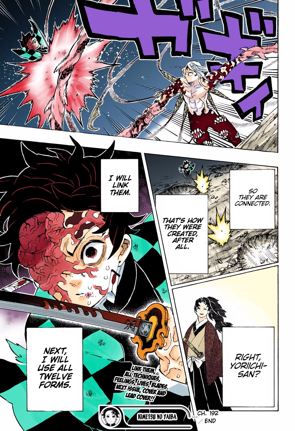 Demon Slayer: Kimetsu no Yaiba – manga in colored Chapter 192 - Page 19