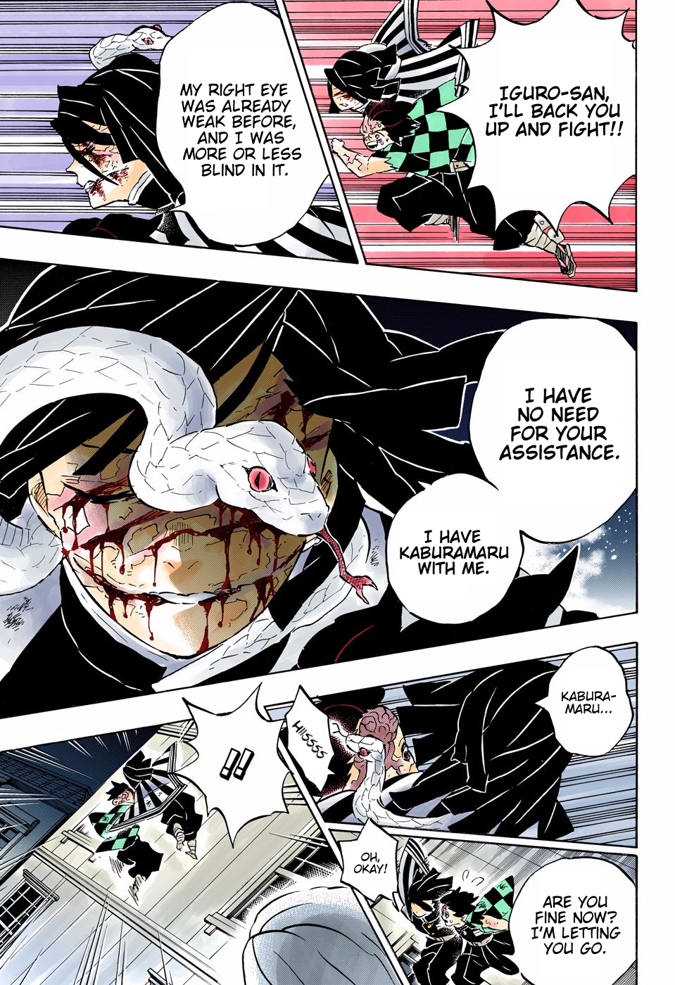 Demon Slayer: Kimetsu no Yaiba – manga in colored Chapter 194 - Page 11