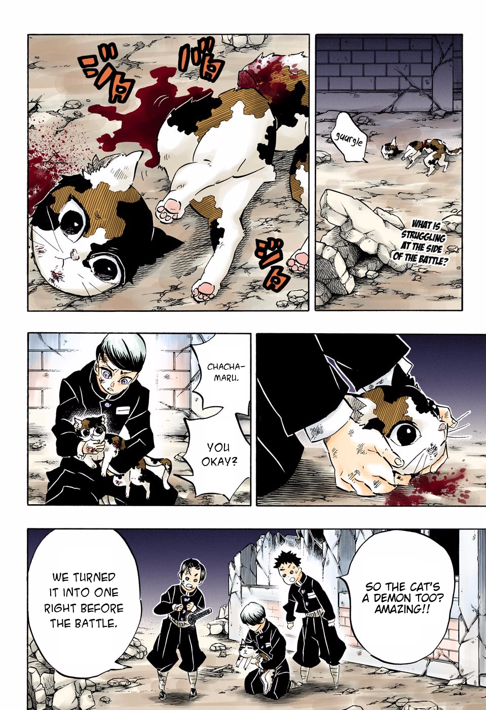 Demon Slayer: Kimetsu no Yaiba – manga in colored Chapter 194 - Page 2