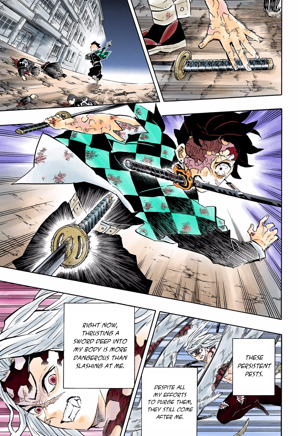 Demon Slayer: Kimetsu no Yaiba – manga in colored Chapter 195 - Page 11