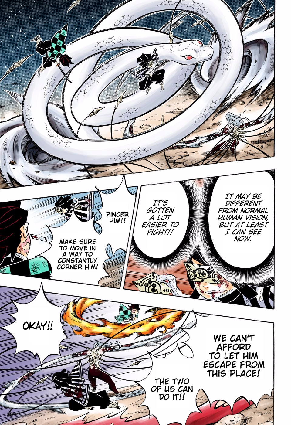 Demon Slayer: Kimetsu no Yaiba – manga in colored Chapter 195 - Page 17