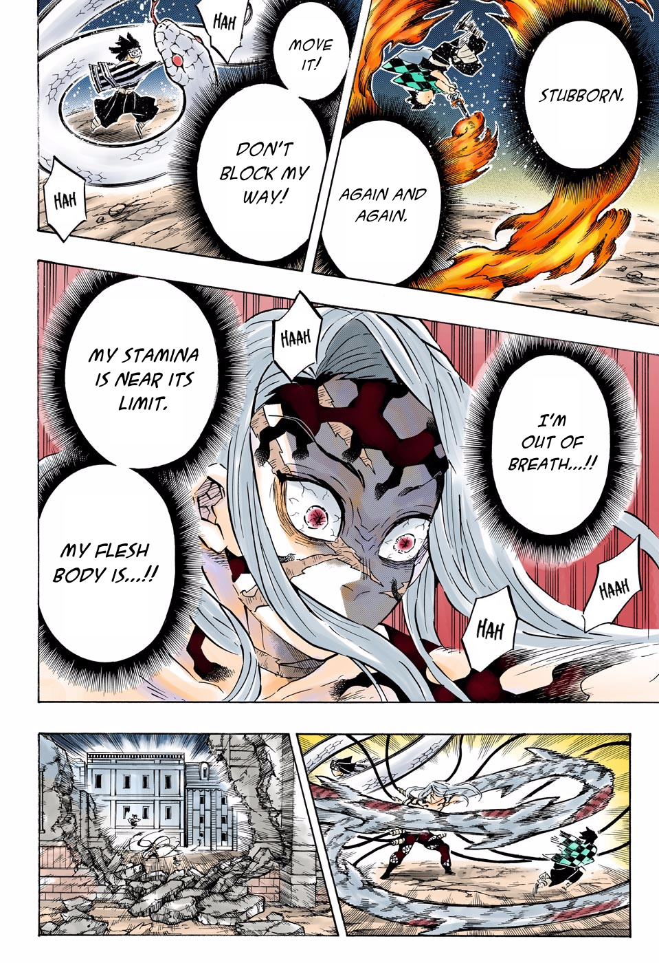 Demon Slayer: Kimetsu no Yaiba – manga in colored Chapter 195 - Page 18