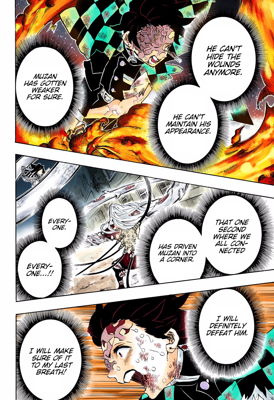 Demon Slayer: Kimetsu no Yaiba – manga in colored Chapter 195 - Page 4