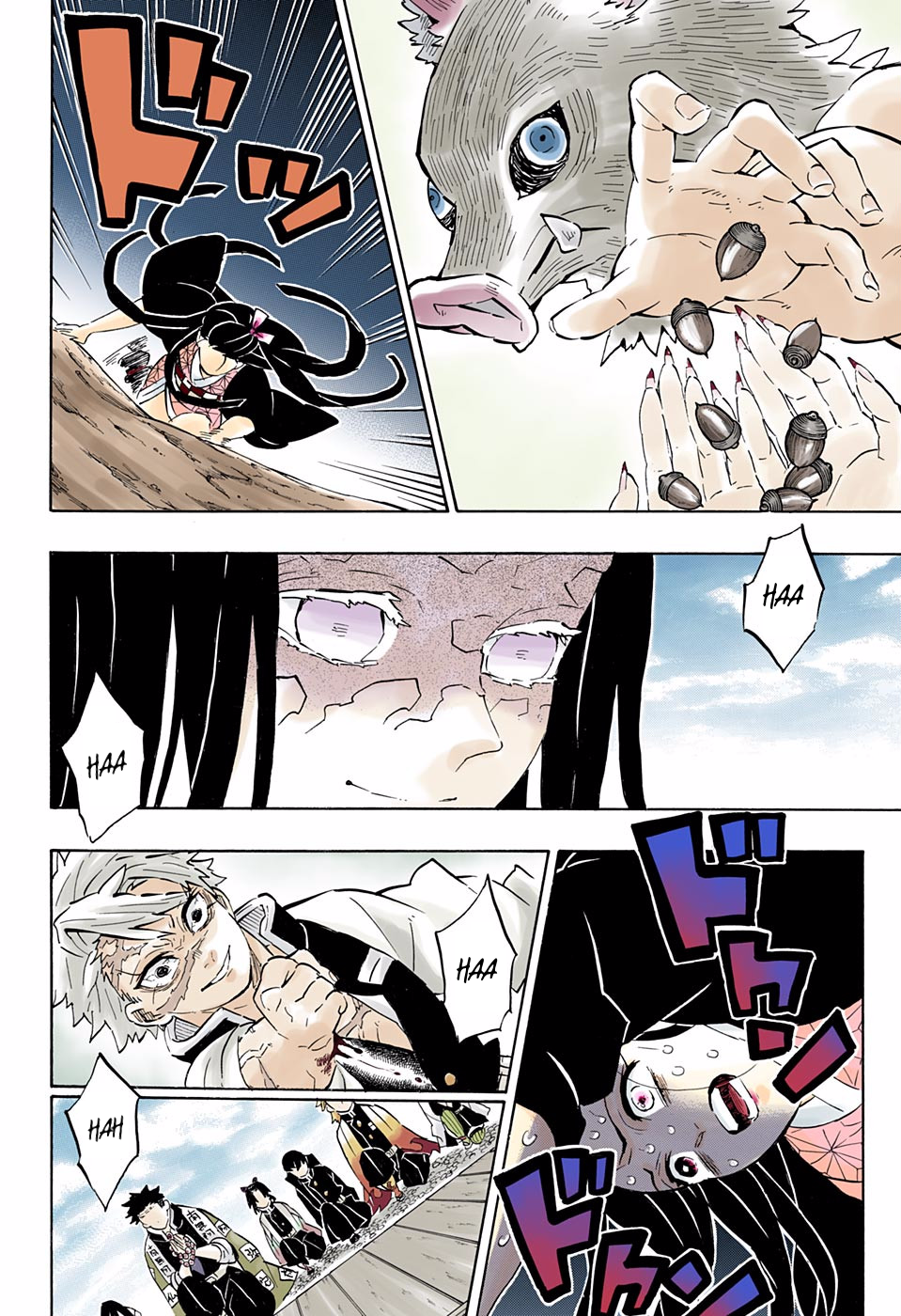 Demon Slayer: Kimetsu no Yaiba – manga in colored Chapter 196 - Page 6