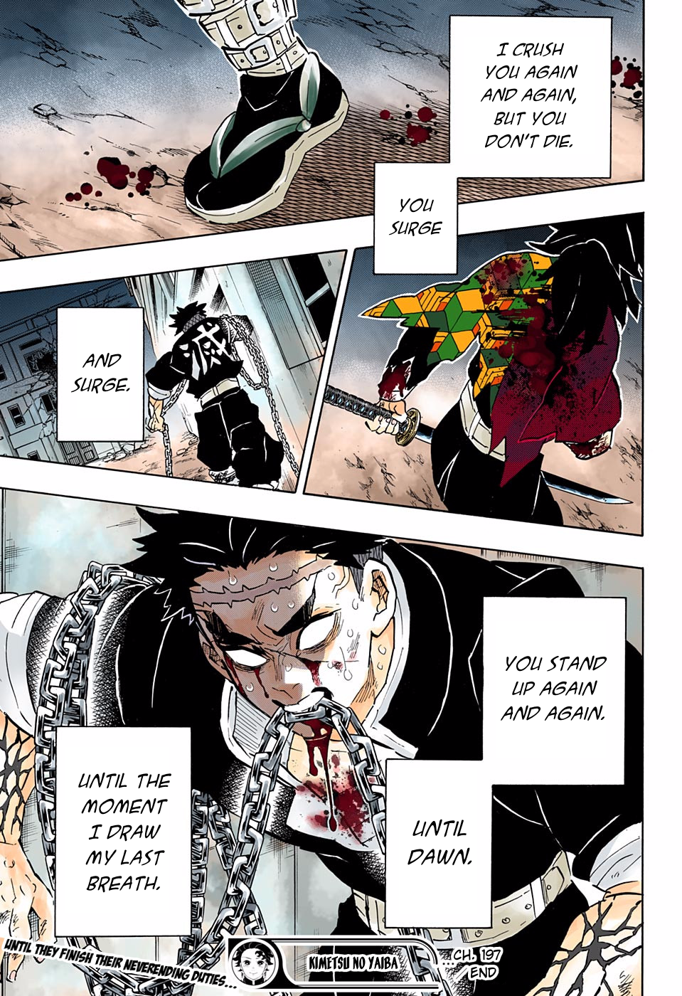 Demon Slayer: Kimetsu no Yaiba – manga in colored Chapter 197 - Page 18