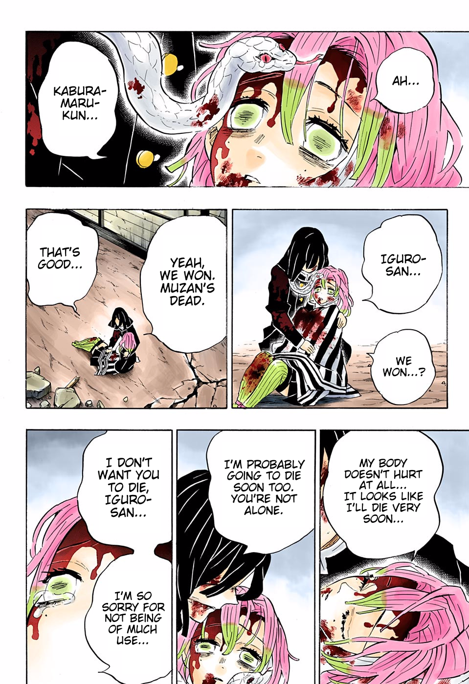 Demon Slayer: Kimetsu no Yaiba – manga in colored Chapter 200 - Page 12