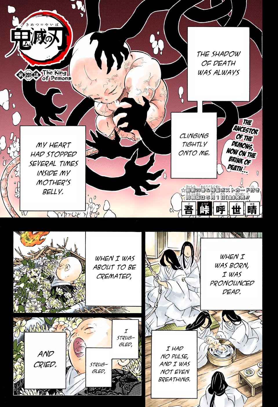 Demon Slayer: Kimetsu no Yaiba – manga in colored Chapter 201 - Page 1