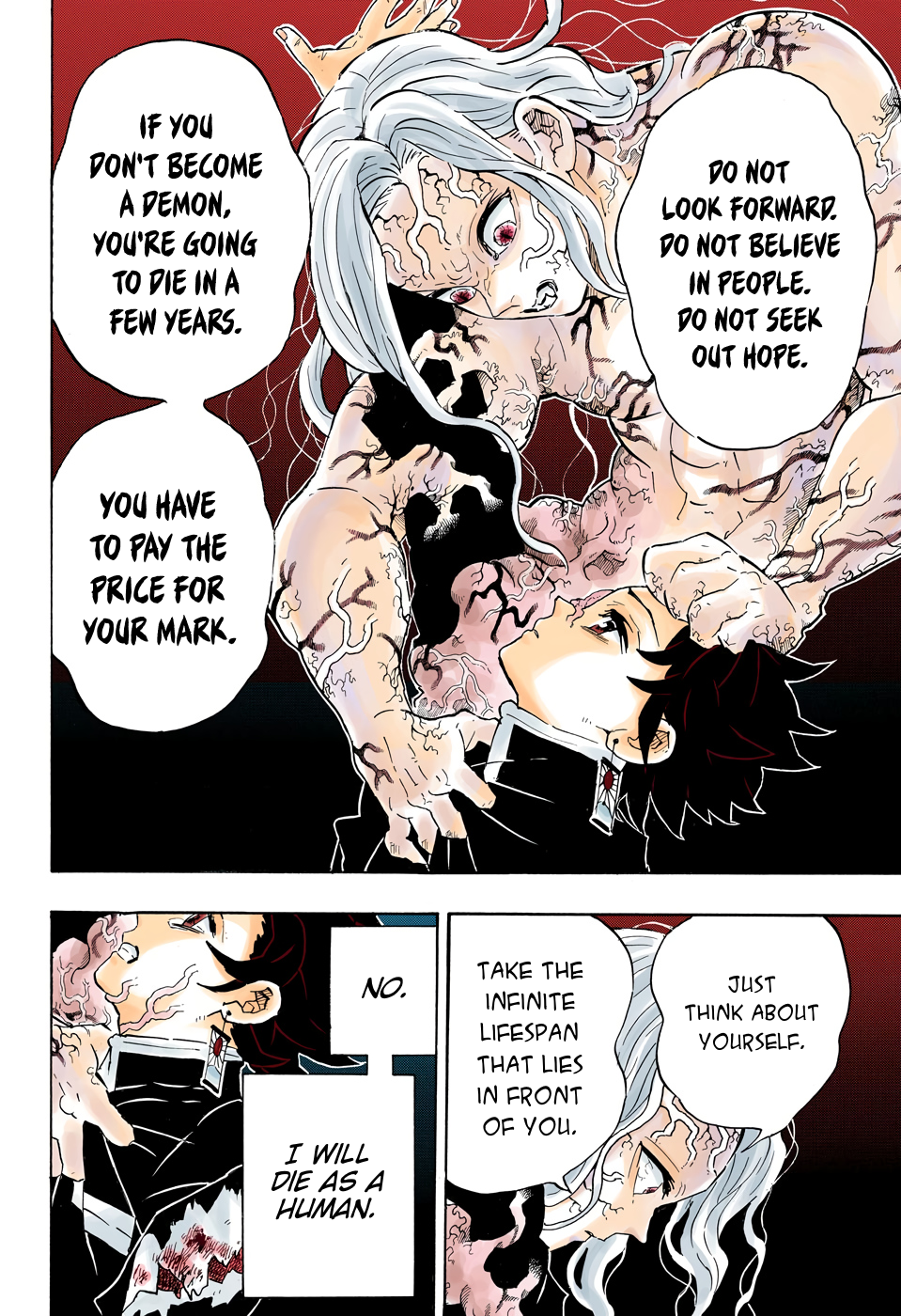 Demon Slayer: Kimetsu no Yaiba – manga in colored Chapter 203 - Page 6
