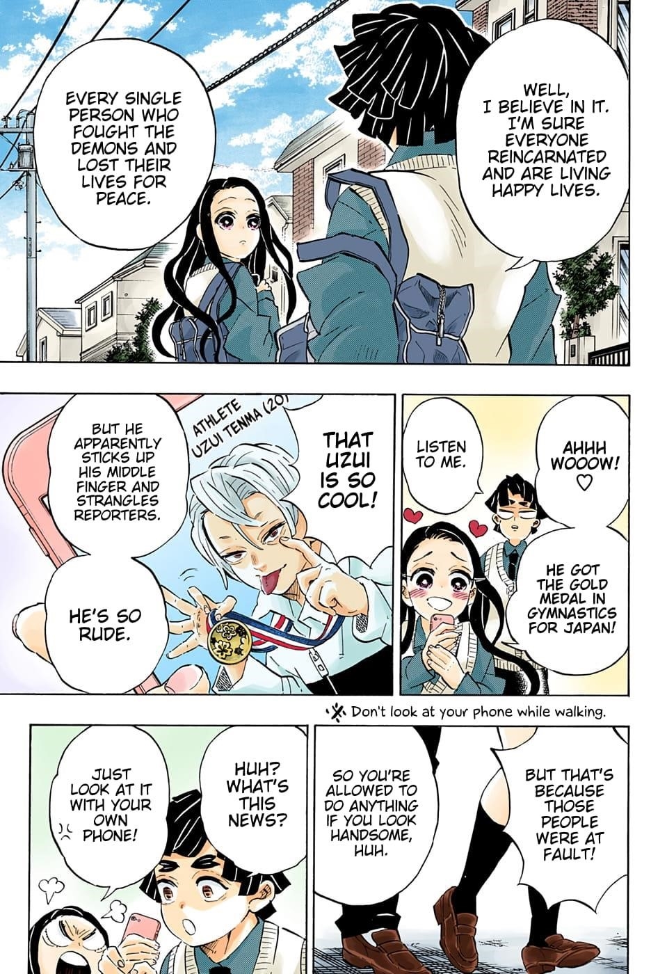 Demon Slayer: Kimetsu no Yaiba – manga in colored Chapter 205 - Page 6