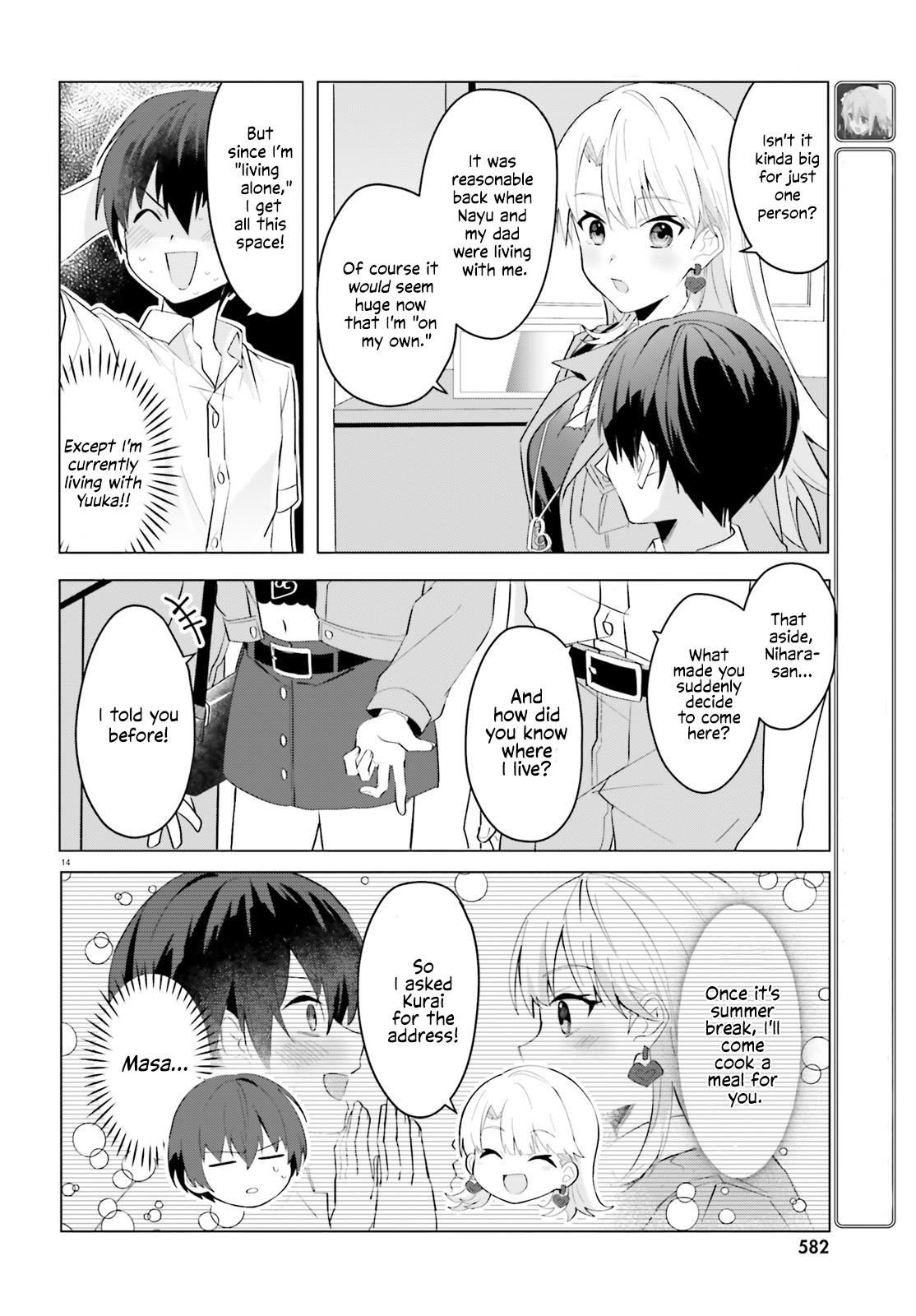 The Plain-Looking Girl, Who Became My Fiancée, Is Only Cute At Home Chapter 15 - Page 14