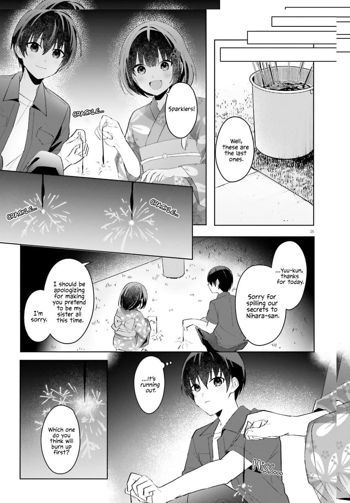 The Plain-Looking Girl, Who Became My Fiancée, Is Only Cute At Home Chapter 20 - Page 25