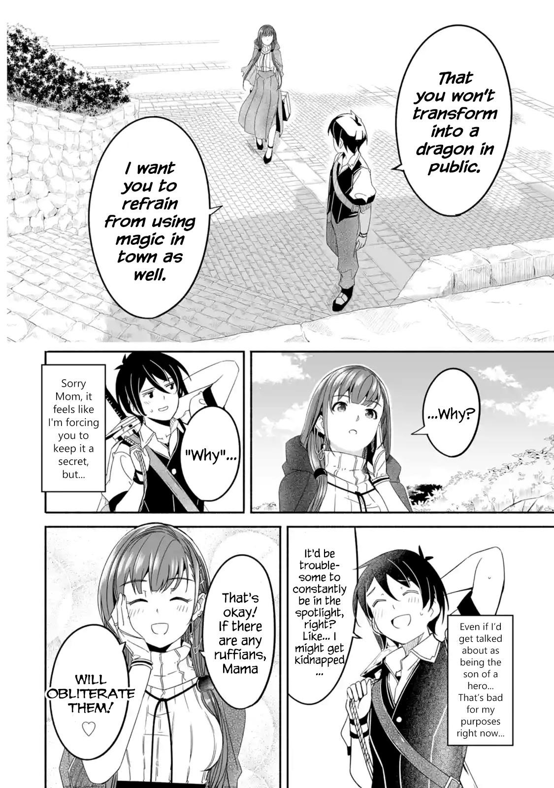 Mom, Please Don’t Come Adventuring With Me! ~The Boy Who Was Raised By The Ultimate Overprotective Dragon, Becomes An Adventurer With His Mother~ Chapter 2.1 - Page 15