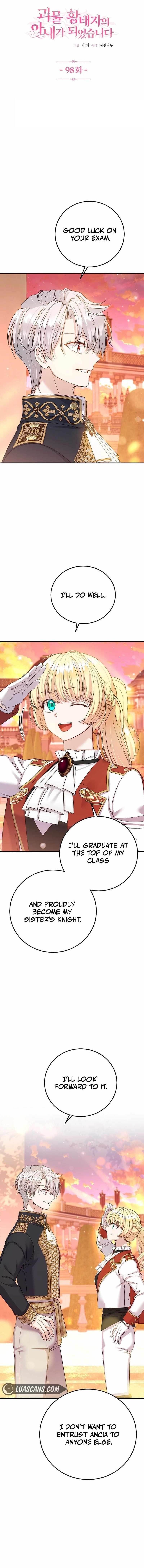 I Became the Wife of the Monstrous Crown Prince Chapter 98 - Page 1