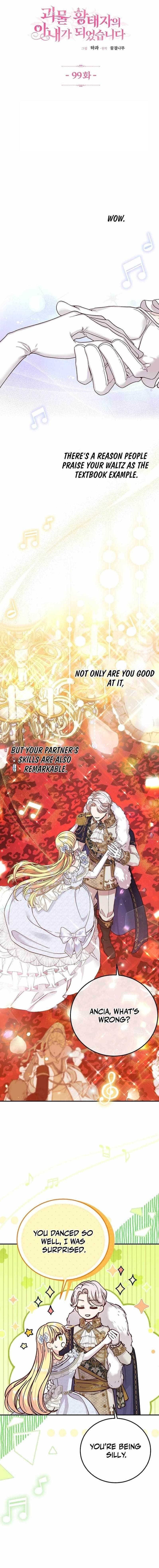 I Became the Wife of the Monstrous Crown Prince Chapter 99 - Page 1