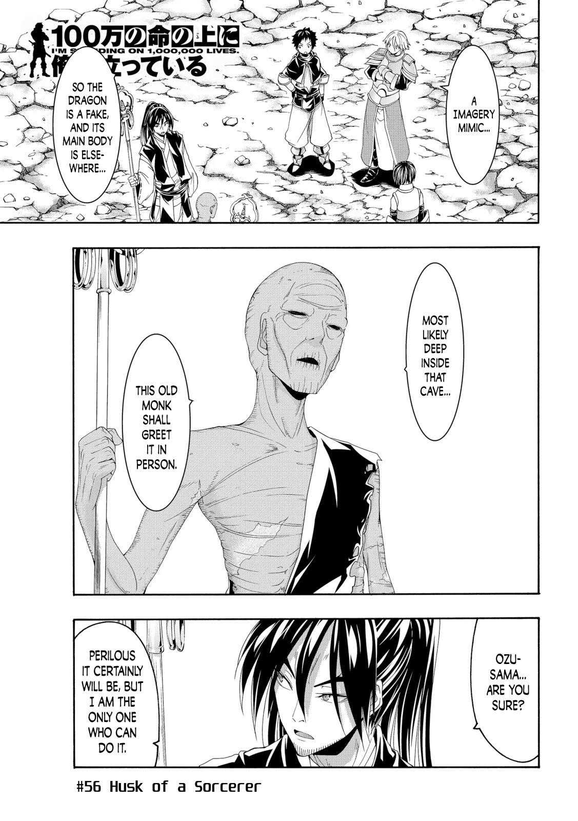 100 man no Inochi no Ue ni Ore wa Tatte Iru Chapter 56 - Page 1