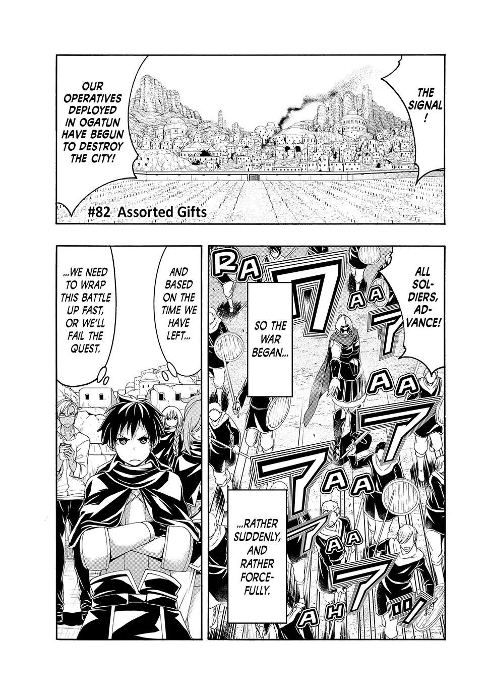 100 man no Inochi no Ue ni Ore wa Tatte Iru Chapter 82 - Page 1