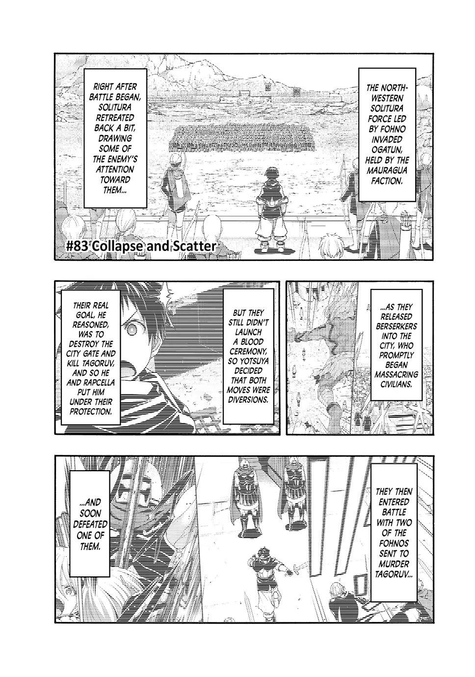 100 man no Inochi no Ue ni Ore wa Tatte Iru Chapter 83 - Page 1