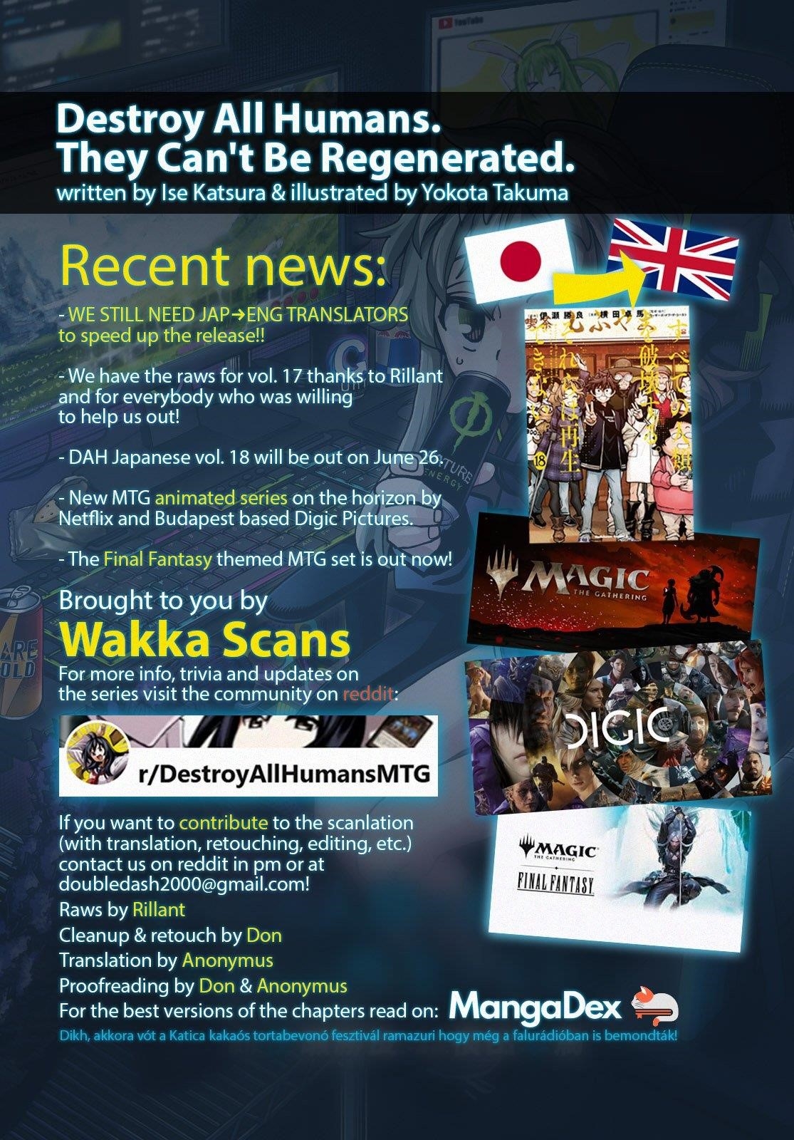 Destroy All Of Humanity. It Can’t Be Regenerated Chapter 61 - Page 1