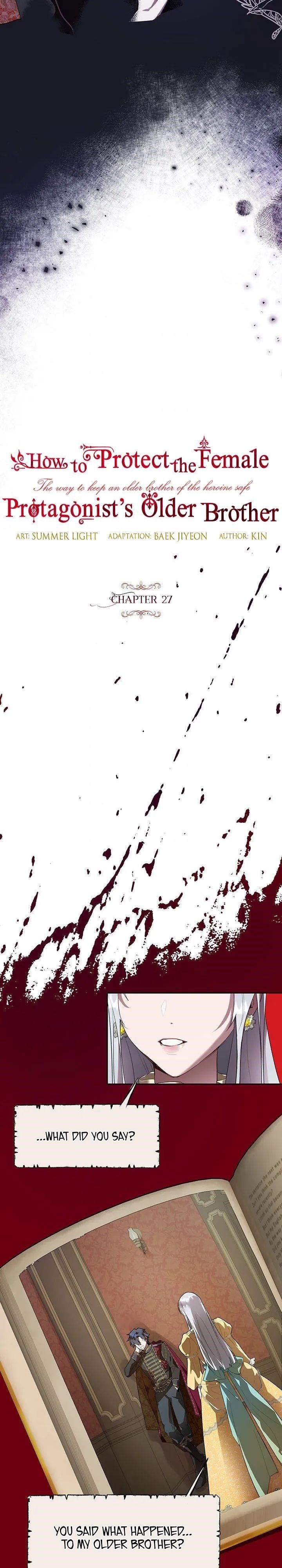 How to Protect the Heroine’s Older Brother Chapter 27 - Page 10