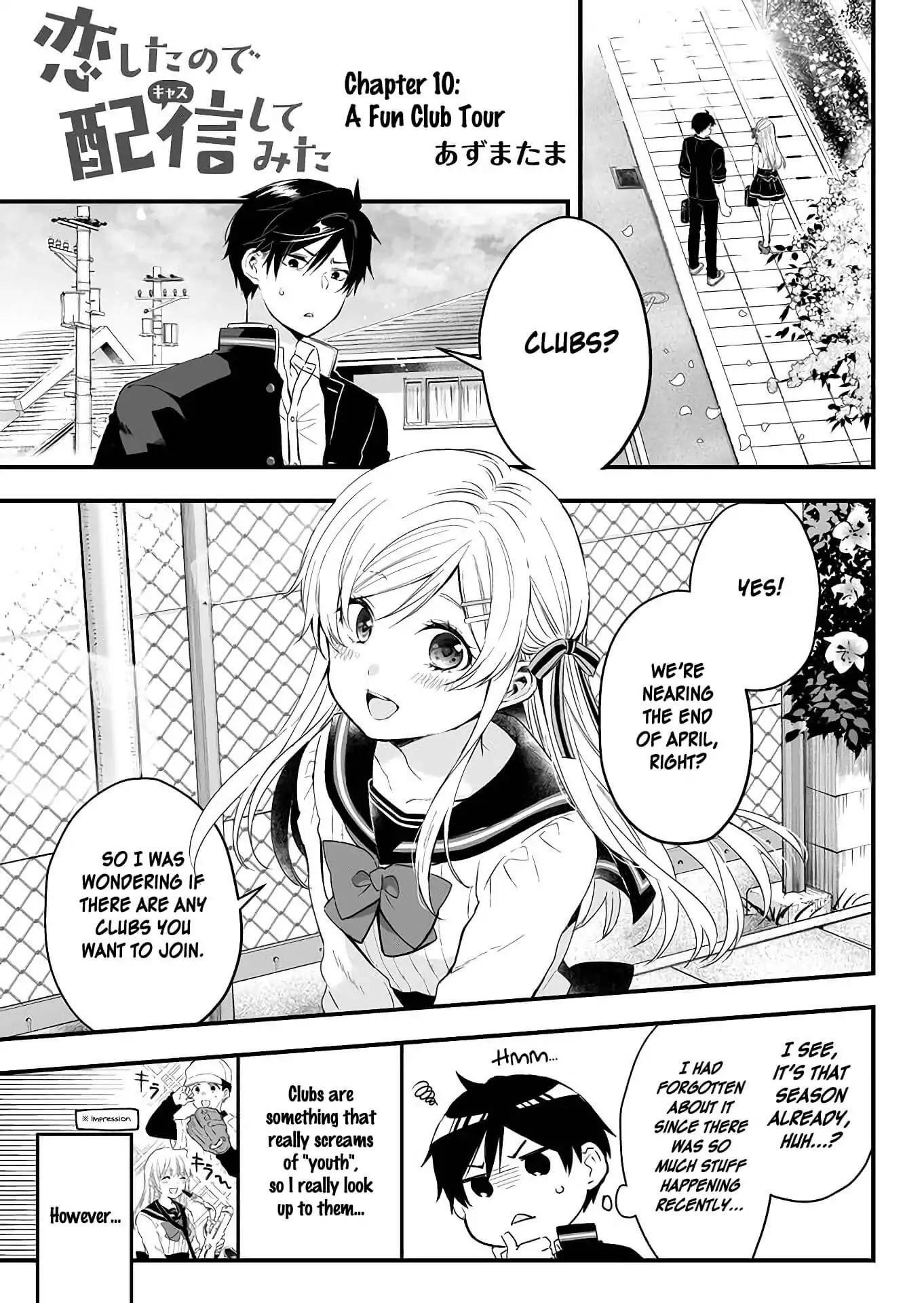 I Fell In Love, So I Tried Livestreaming Chapter 10 - Page 1