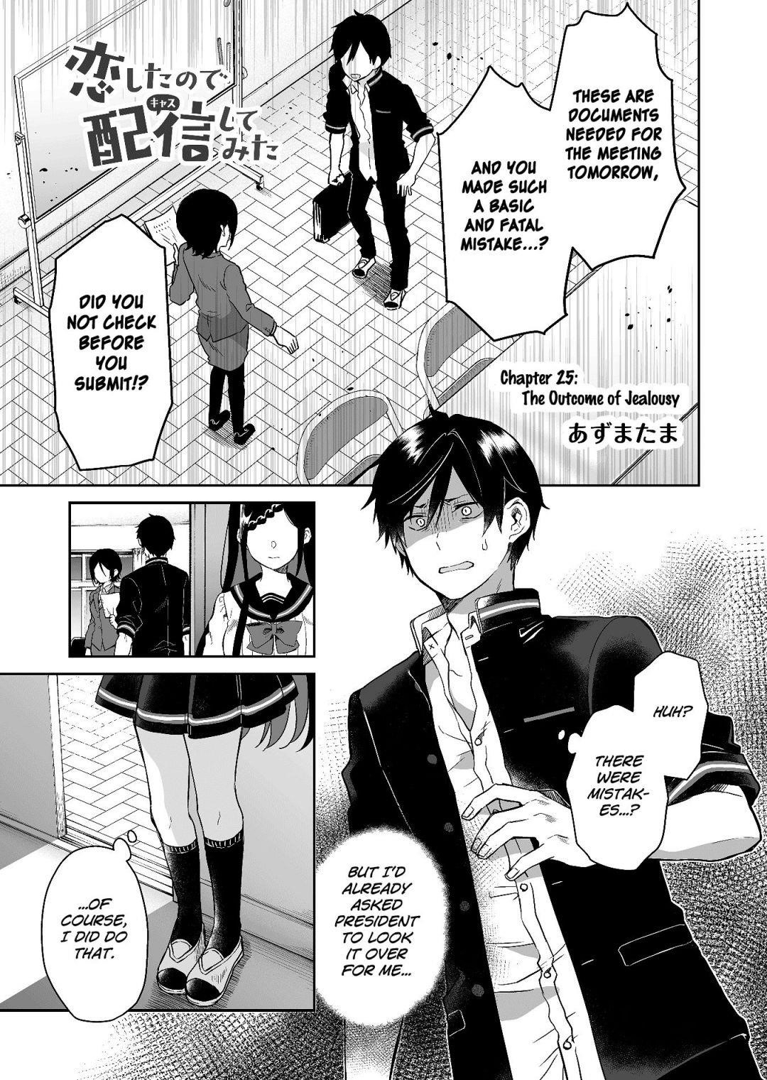 I Fell In Love, So I Tried Livestreaming Chapter 25 - Page 1