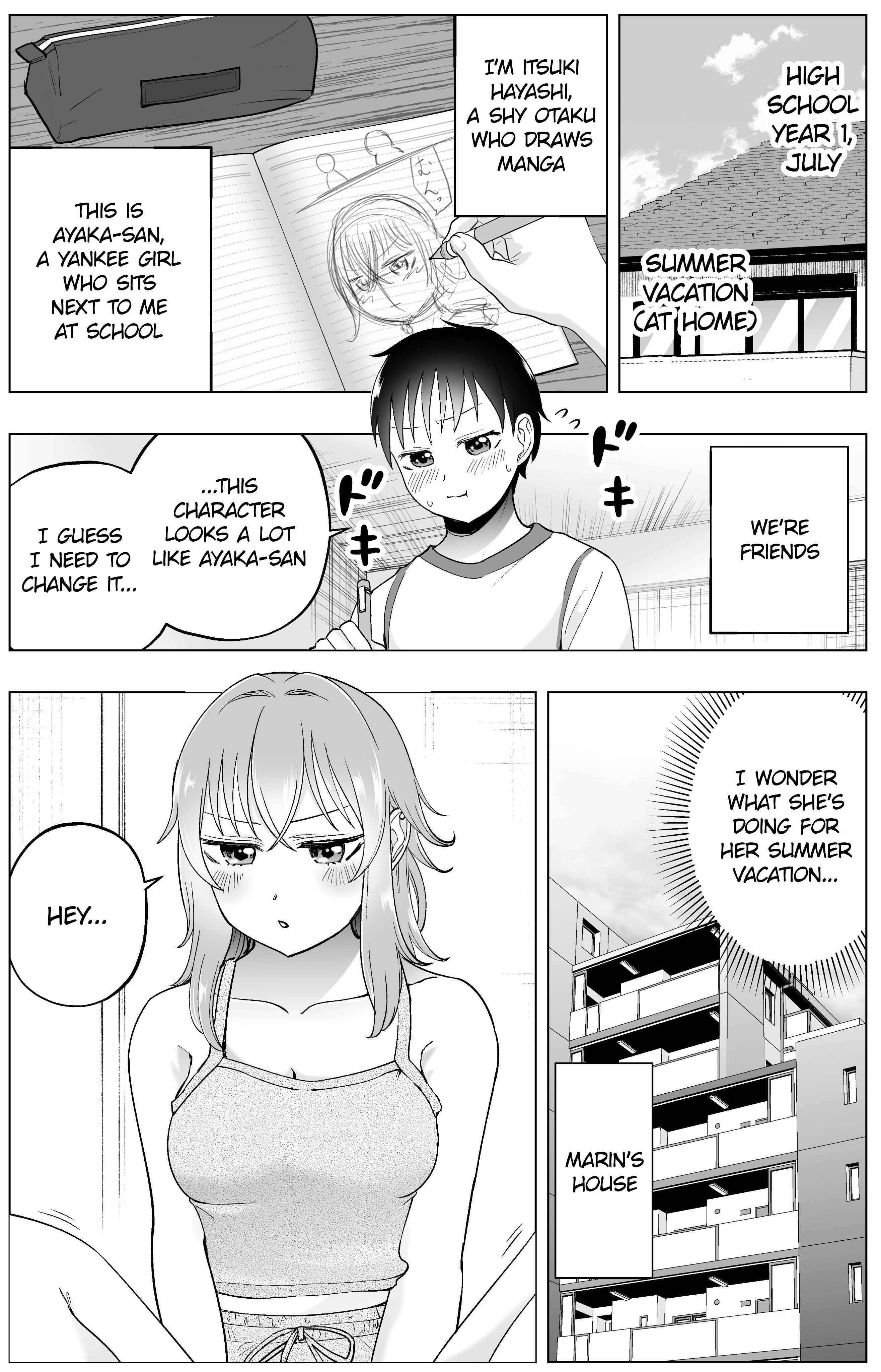 The Many Weaknesses of Ayaka the Yankee JK Chapter 36 - Page 1