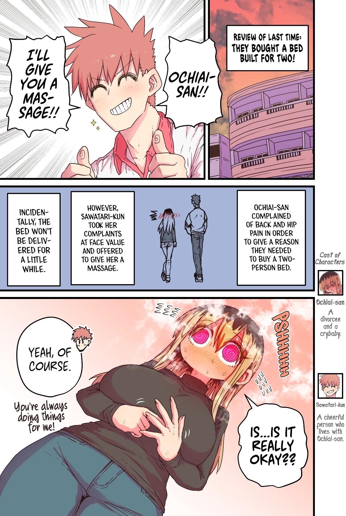 Batsuichide Nakimushina Otonarisan Chapter 38 - Page 1