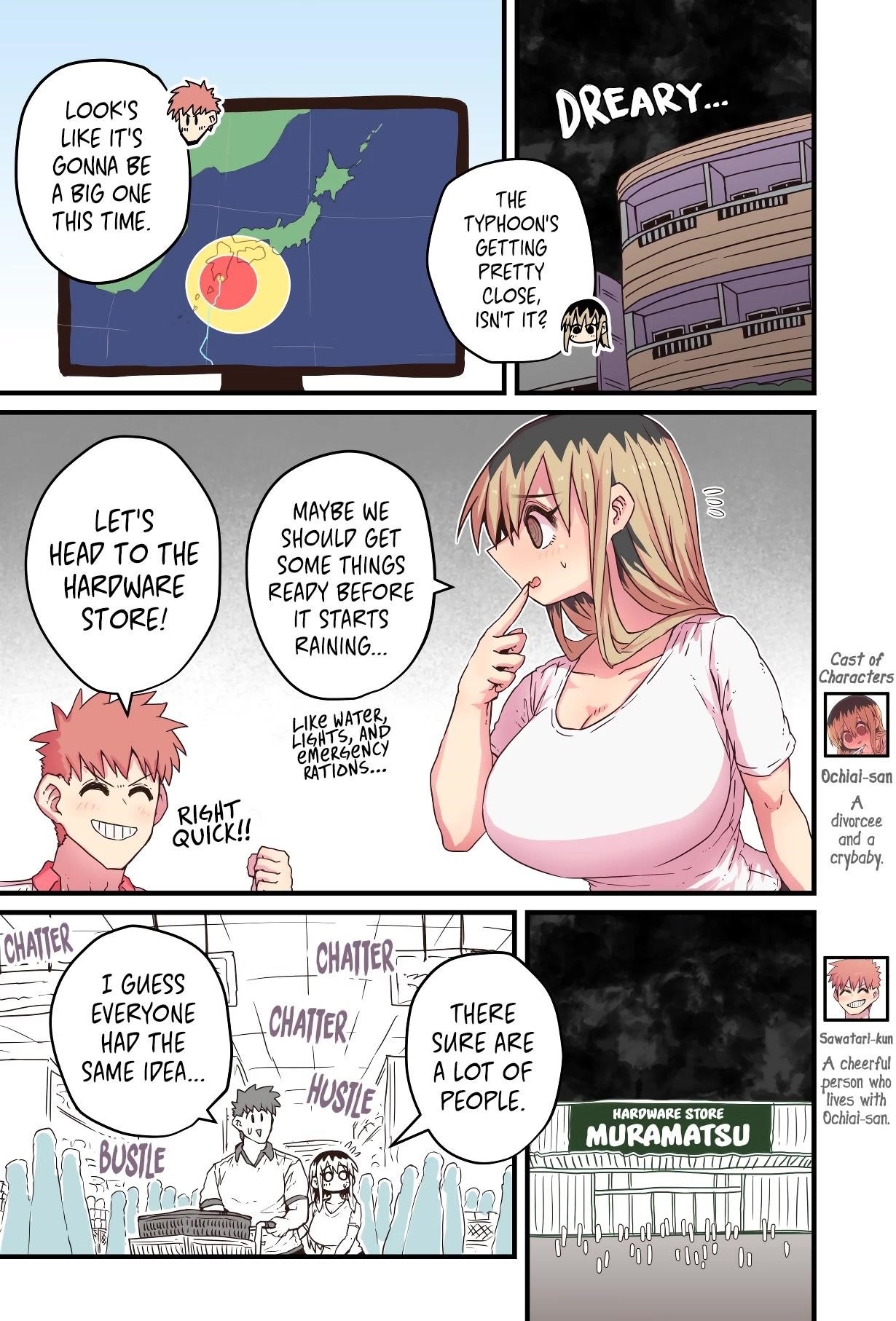 Batsuichide Nakimushina Otonarisan Chapter 41 - Page 1