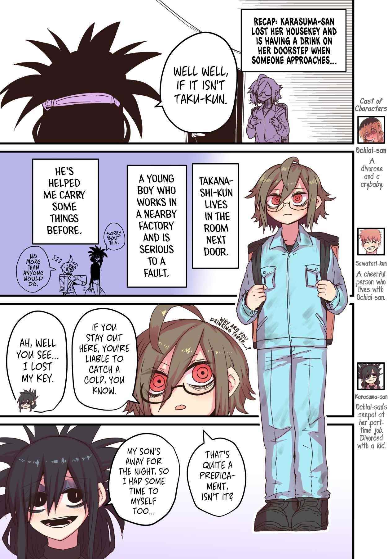 Batsuichide Nakimushina Otonarisan Chapter 43 - Page 1