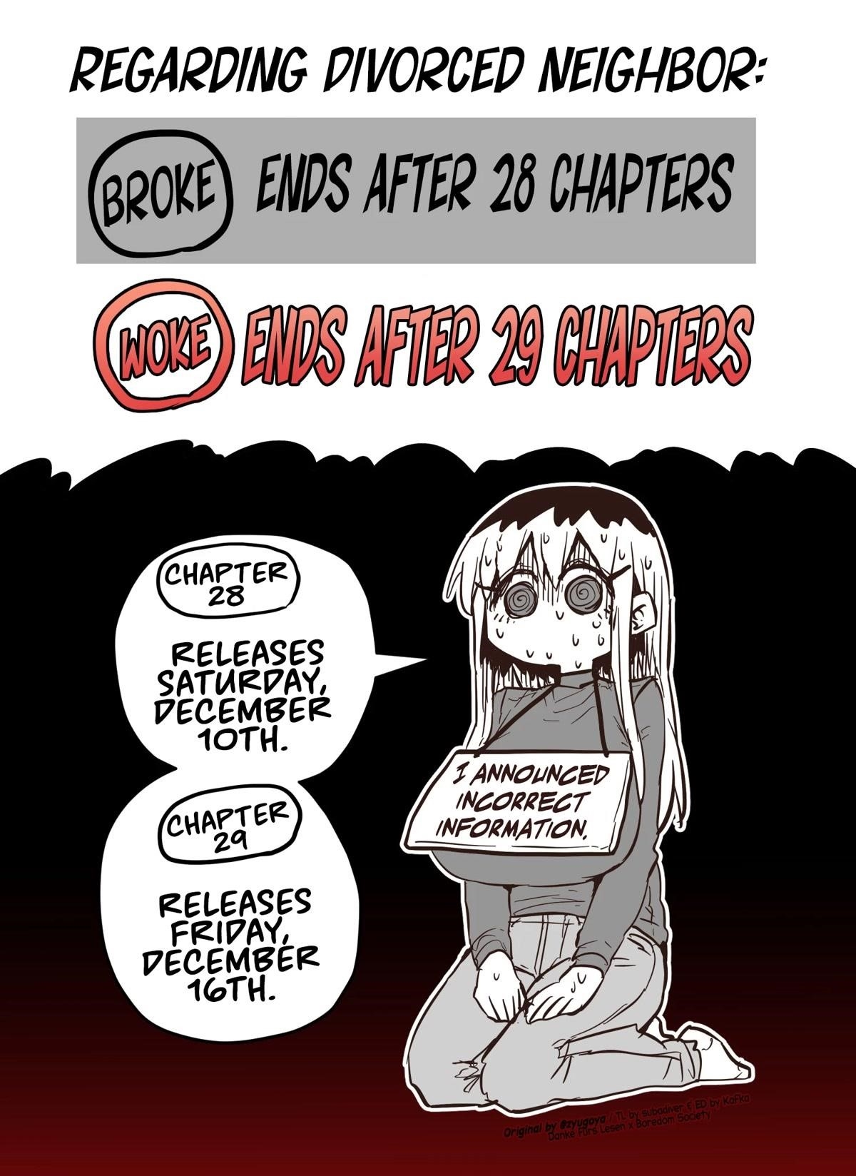 Batsuichide Nakimushina Otonarisan Chapter 53.5 - Page 1