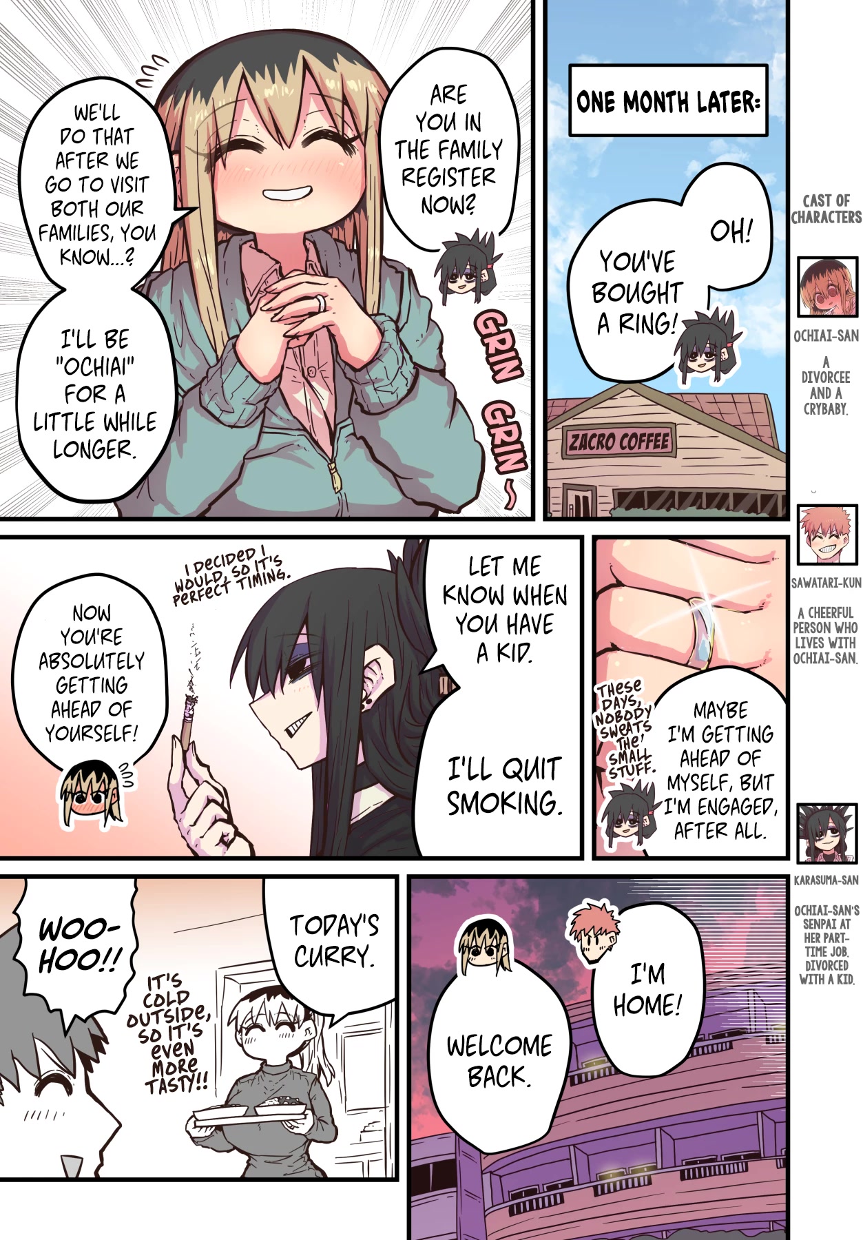 Batsuichide Nakimushina Otonarisan Chapter 55 - Page 1