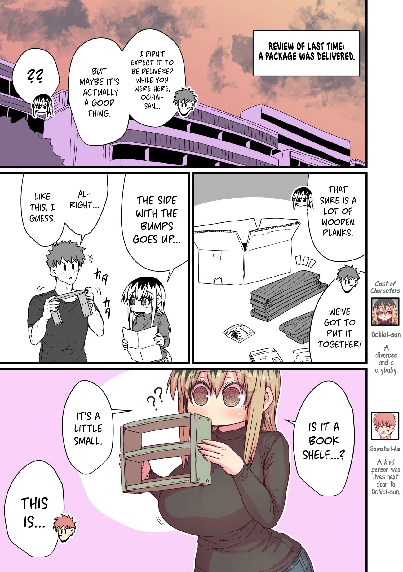 Batsuichide Nakimushina Otonarisan Chapter 7 - Page 1