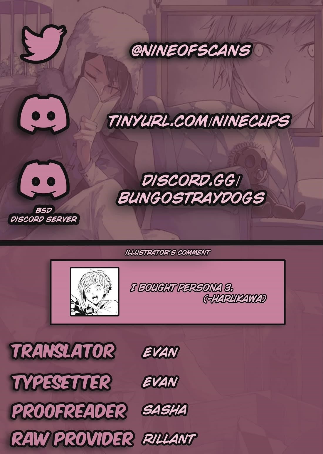 Bungou Stray Dogs Chapter 113 - Page 1