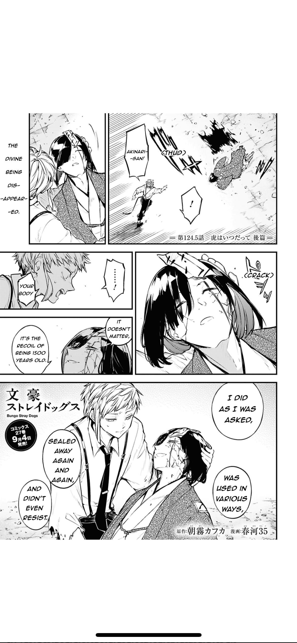 Bungou Stray Dogs Chapter 124.5 - Page 2