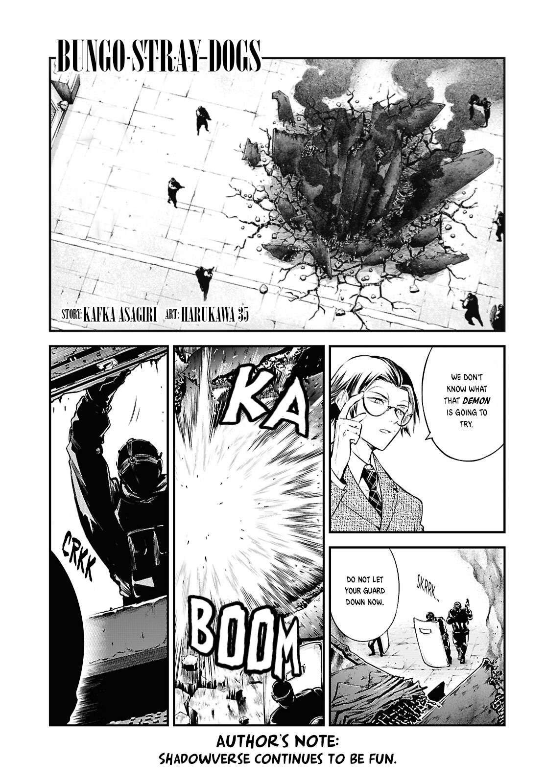 Bungou Stray Dogs Chapter 127 - Page 1