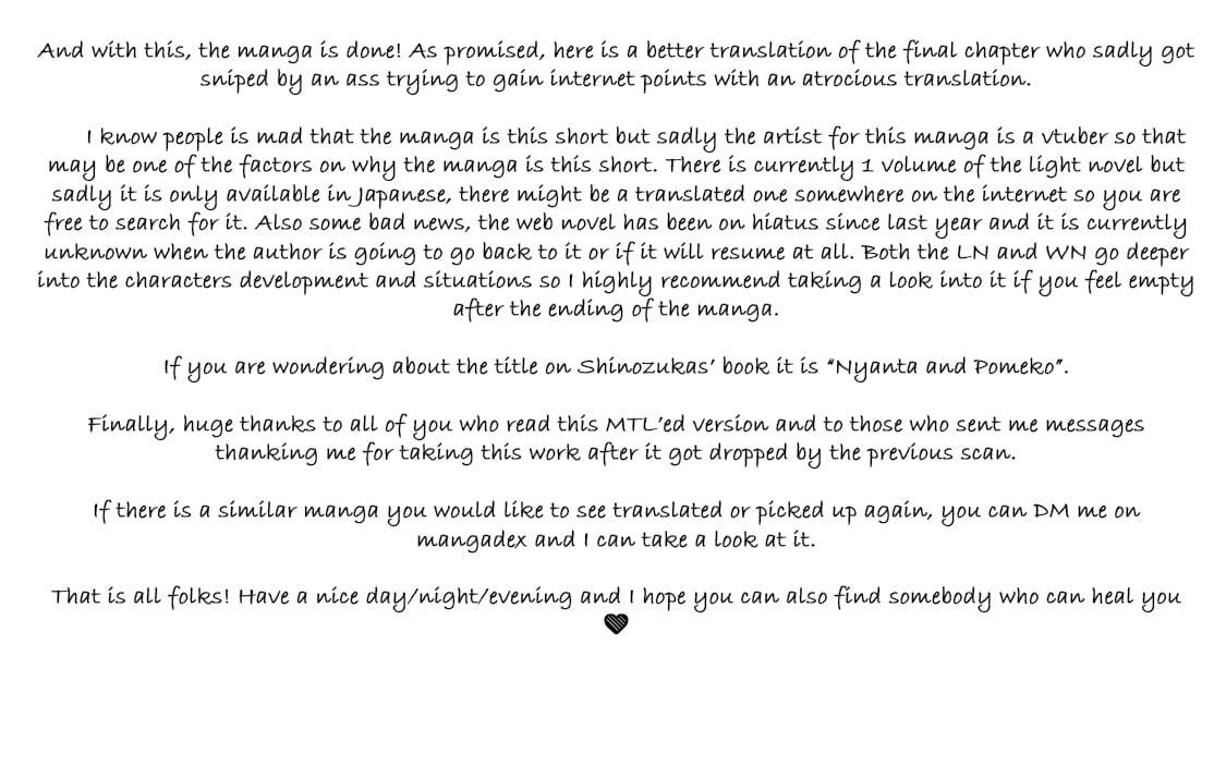 Nyanta to Pomeko ~Imasara Shinjiteiru to Iwarete mo Mouteokureda~ Chapter 19 - Page 17