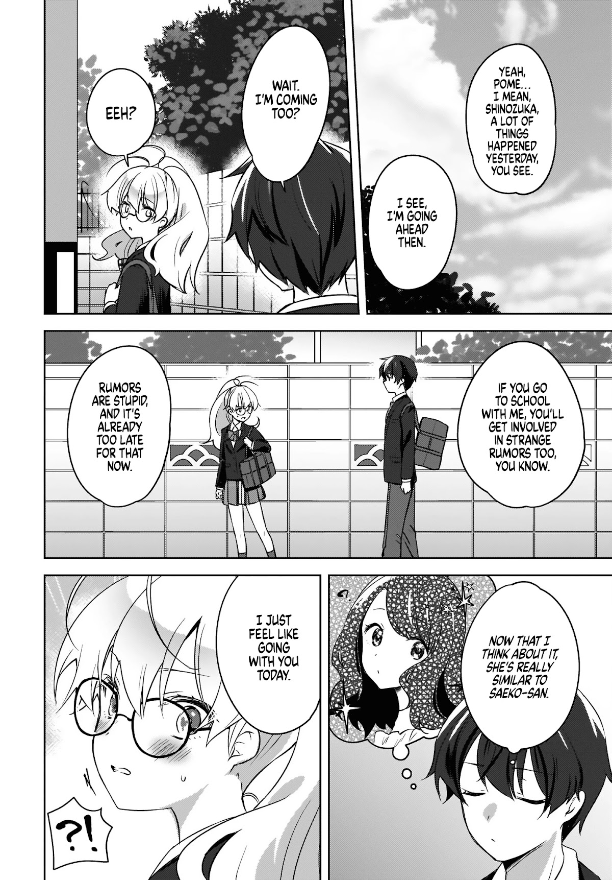 Nyanta to Pomeko ~Imasara Shinjiteiru to Iwarete mo Mouteokureda~ Chapter 9 - Page 2