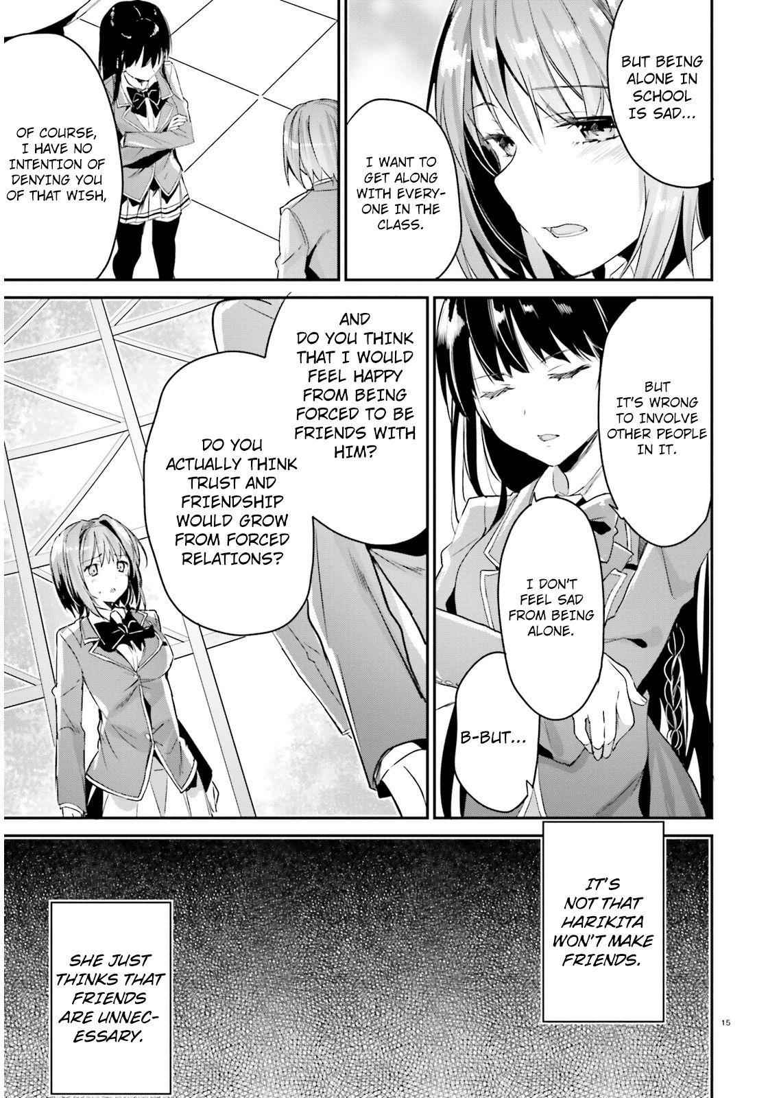 Youkoso Jitsuryoku Shijou Shugi no Kyoushitsu e Chapter 3 - Page 15