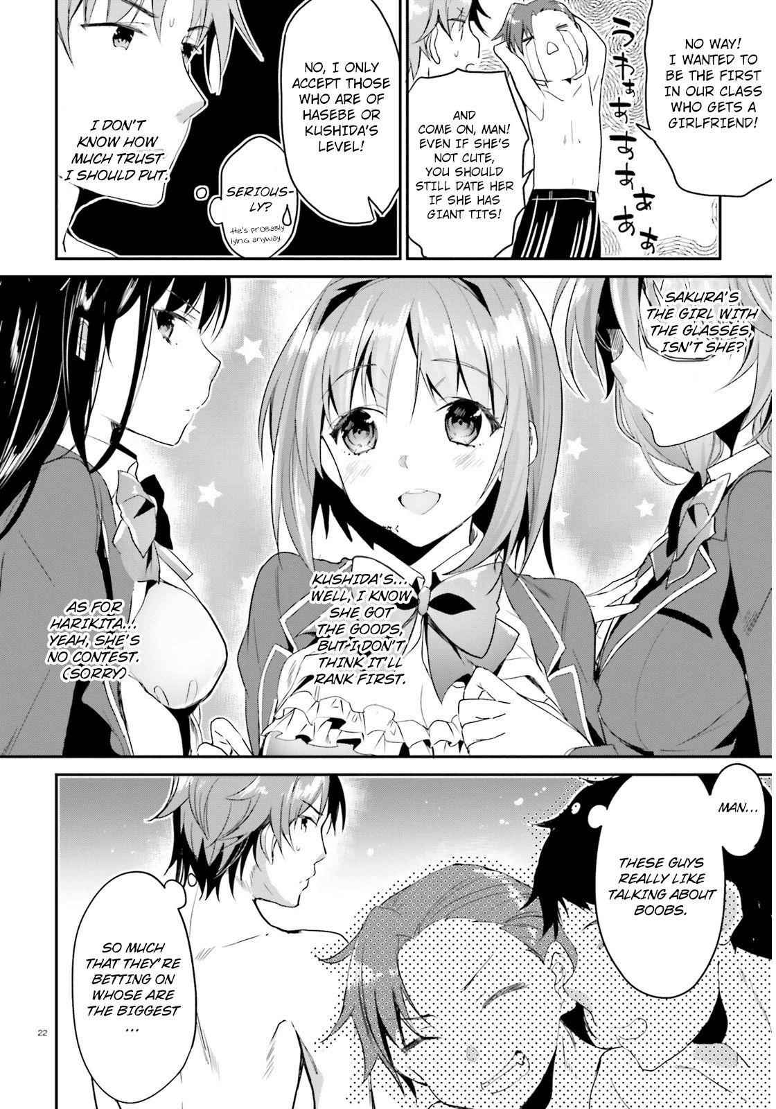 Youkoso Jitsuryoku Shijou Shugi no Kyoushitsu e Chapter 3 - Page 22