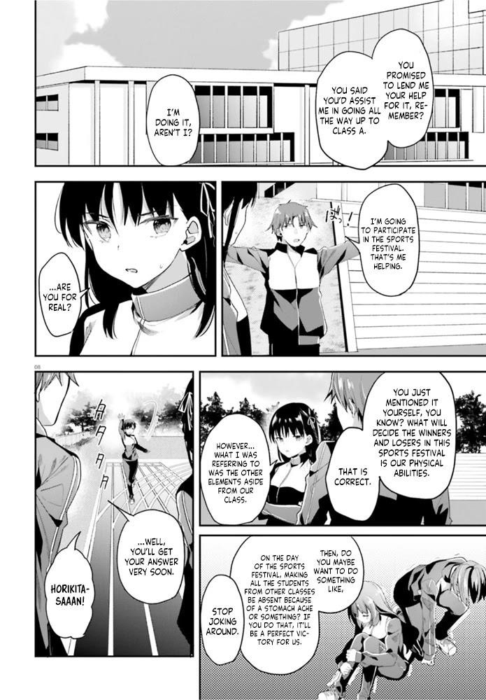 Youkoso Jitsuryoku Shijou Shugi no Kyoushitsu e Chapter 60 - Page 8